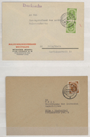 Br Bundesrepublik Deutschland: 1952/1954, Saubere Kleine Sammlung Von Portogerechten Briefen Und Karten - Andere & Zonder Classificatie
