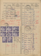 Br Bundesrepublik Deutschland: 1954, POSTEINLIEFERUNGSBUCH Postamt "München 32" Komplett Vom 26.6.58 Bi - Andere & Zonder Classificatie