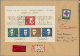 Br/ Bundesrepublik Deutschland: 1956/1964, Lot Von 16 Briefen (Format A5), Oft Einschreiben-Eilboten, Au - Sonstige & Ohne Zuordnung