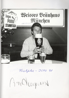 Br Autographen: 1990/1995 (ca). Dickes Autogramm- (Gästebuch-) Buch "Schneider Weisse" Mit Vielen Autog - Sonstige & Ohne Zuordnung