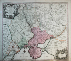 Landkarten Und Stiche: Matthias Seutter Ca. 1740 "Theatrum Belli Russorum Victoriis Illustrata Sive - Geography