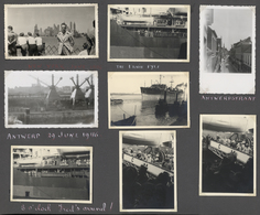 Varia (im Briefmarkenkatalog):  1946/1949: FOTOALBUM, REISEN, 481 Fotos Gesteckt, Beschriftet, Ab 19 - Autres & Non Classés