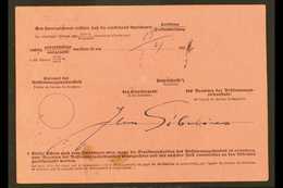 FAMOUS COMPOSER - JEAN SIBELIUS 1936 (April) German Postal Receipt Card Addressed To Germany, Postmarked Jarvenpaa (Finl - Other & Unclassified