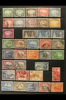 1937-1964 FINE USED COLLECTION On Stock Pages, ALL DIFFERENT, Inc 1937 Dhow Set To 5r, 1939-48 Set (ex 5r), 1951 Surchs  - Aden (1854-1963)
