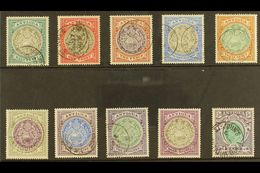 1903-07 CC Watermark Set, SG 31/40, Fine Cds Used (10 Stamps) For More Images, Please Visit Http://www.sandafayre.com/it - Sonstige & Ohne Zuordnung