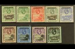 1922 "Ascension" Overprint Set Complete, SG 1/9, Fine And Fresh Mint. (9 Stamps) For More Images, Please Visit Http://ww - Ascension