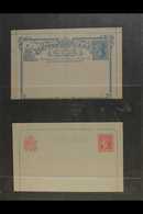 VICTORIA POSTAL STATIONERY (LETTER CARDS) 1889-1901 All Different Unused Group, One With Fault, All Others In Good Condi - Andere & Zonder Classificatie