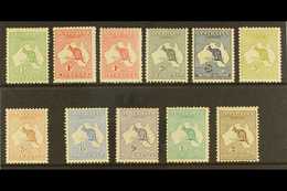 1913-14 ALL DIFFERENT MINT ROO'S A Mint Group That Includes A ½d, 1d (die I And Die II), 2d, 2½d, 3d. 5d, 6d, 9d, 1s, An - Other & Unclassified