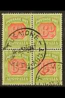 POSTAGE DUES 1938 6d Carmine And Green, SG D117, Fine Used Block Of 4. For More Images, Please Visit Http://www.sandafay - Other & Unclassified