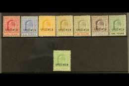 1902-06 SPECIMEN SETS KEVII 1902 Definitive "SPECIMEN" Opt'd Complete Set, SG 62s/70s & 1906 ½d "SPECIMEN", SG 71s, Fine - Other & Unclassified