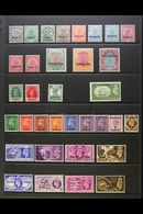 1933-1948 MINT COLLECTION Presented On A Stock Page. Includes 1933-37 KGV Opt'd Range With Most Values To 1r, 2r & An In - Bahrein (...-1965)