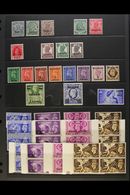 1933-66 MINT / NHM COLLECTION Presented On A Trio Of Stock Pages. Includes 1933-37 3p, 9p & 1a, 1934-37 ½a & 3a, 1938-41 - Bahreïn (...-1965)