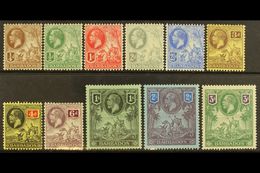 1912-16 Complete Set, SG 170/80, Fine Mint, Very Fresh. (11 Stamps) For More Images, Please Visit Http://www.sandafayre. - Barbados (...-1966)