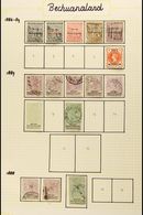 1885-1938 GOOD TO FINE COLLECTION On Album Pages, Mostly All Different, And Which Includes 1885-87 (wmk Crown) ½d Mint P - Andere & Zonder Classificatie