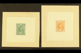 1899 IMPERF DIE PROOFS. 1899 Antonio Jose De Sucre 5c & 10c Issues (Scott 64/65, SG 94 & 96) On Thin Papers And Attached - Bolivië