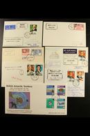 1963-1994 Covers Collection, Inc Registered Items, Special & First Day Covers, 1975-81 Explorers Set On Large Cover, 197 - Autres & Non Classés