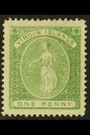 1878 1d Yellow-green, SG 22a (position 18), Fine Mint. For More Images, Please Visit Http://www.sandafayre.com/itemdetai - Britse Maagdeneilanden