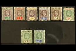 1904 Complete KE7 Set, SG 54/62, Very Fine Mint. (9 Stamps) For More Images, Please Visit Http://www.sandafayre.com/item - British Virgin Islands