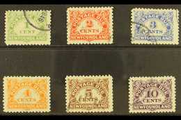 POSTAGE DUE 1939-49 Complete Set, SG D1/D6, Very Fine Used. (6 Stamps) For More Images, Please Visit Http://www.sandafay - Other & Unclassified