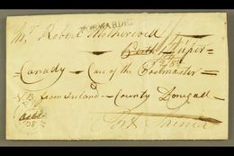 1838 Entire From County Donegall, Ireland, Addressed To Perth, Upper Canada, Forwarded To Port Sarnia, Bearing Two Weak  - Andere & Zonder Classificatie