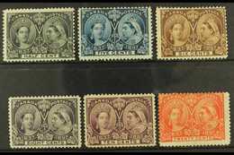 1897 ½c, 5c, 6c, 8c, 10c & 20c Jubilee Issue, Fresh Mint, Minor Faults (creases Or Small Thins), 20c Centered To Upper L - Andere & Zonder Classificatie