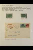 SPECIAL DELIVERY POSTAL HISTORY GROUP 1898-1920 10c Blue-green Or Deep Green Labels, SG S1/2, Used On A Range Of Covers  - Andere & Zonder Classificatie