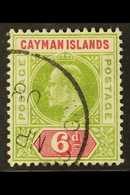 1907 6d Olive & Rose, SG 14, Fine Cds Used For More Images, Please Visit Http://www.sandafayre.com/itemdetails.aspx?s=61 - Cayman (Isole)