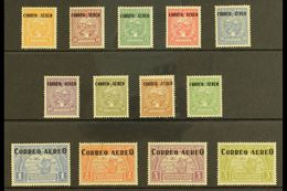 1932 Air "Correo Aereo" Overprints Complete Set, Scott C83/95 (SG 413/25, Michel 305/17), Fine Mint With Usual Disturbed - Colombia