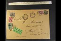 SCADTA 1926 (9 Oct) Cover From Germany Addressed To Bogota, Bearing Germany 30pf & 40pf And SCADTA 1923 10c, 15c & 1p Al - Kolumbien