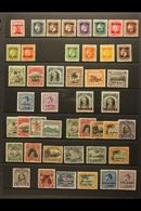 1919-36 KGV MINT COLLECTION Presented On A Stock Page. Includes 1919 Opt'd Definitive Set, 1920 & 1924-27 Sets, 1926-28  - Islas Cook