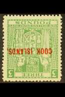 1943-54 £3 Green Overprint With Watermark Inverted, SG 135w, Never Hinged Mint. For More Images, Please Visit Http://www - Cookinseln