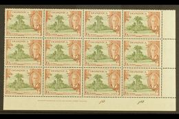 1951 6c Olive & Chestnut "A" OF "CA" MISSING FROM WATERMARK Variety (SG 126b, MP 22b) Within Superb Never Hinged Mint Lo - Dominique (...-1978)