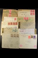 1939-1945 WWII CENSORED COVERS. An Interesting Collection/accumulation Of Commercial Airmail Covers, Mostly Addressed To - Altri & Non Classificati