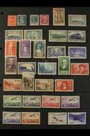 1923-1960 NEVER HINGED MINT COLLECTION Of Better Items On Stock Pages, Virtually ALL DIFFERENT, Includes 1923-26 Pasteur - Other & Unclassified