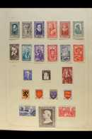 1940-55 COMPREHENSIVE FINE MINT COLLECTION All Different, Virtually COMPLETE For The Period, Incl. 1940 War Charities Se - Altri & Non Classificati