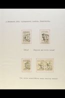 DIEGO SUAREZ 1890 Lithographed Pictorial Set (Yvert 6/9, SG 6/9), The 25c As A Horizontal Pair, Very Fine Cds Used. (5 S - Autres & Non Classés