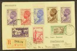 IVORY COAST 1938 (12 Dec) Registered Cover To Switzerland Bearing Range Of Definitives Including 1928 1f10 (Maury 82) Ti - Sonstige & Ohne Zuordnung