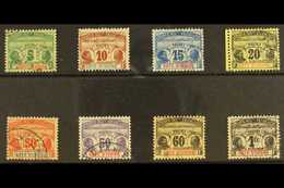 IVORY COAST POSTAGE DUE 1906-07 Complete Set (Yvert 1/8, SG D38/45) Very Fine Used. (8 Stamps) For More Images, Please V - Otros & Sin Clasificación
