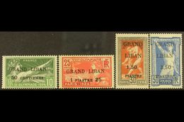 LEBANON 1924 "GRAND LIBAN" Surcharges On Olympic Games Complete Set (Yvert 18/21, SG 18/21), Superb Never Hinged Mint, V - Andere & Zonder Classificatie