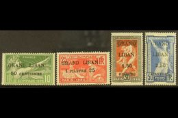 LEBANON 1924 "GRAND LIBAN" Surcharges On Olympic Games Complete Set (Yvert 18/21, SG 18/21), Never Hinged Mint, 2.50p On - Sonstige & Ohne Zuordnung