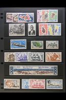 TAAF 1972-1976 NEVER HINGED MINT COLLECTION On Stock Pages, All Different, Inc 1972 & 1973 Insects Sets, 1972 100f De Ga - Autres & Non Classés