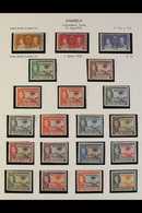 1937-49 KGVI FINE MINT COLLECTION. A Complete Basic Run, SG 147/169, Presented In Mounts On Album Pages. Lovely! (25+ St - Gambie (...-1964)