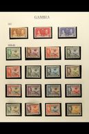 1937-52 KGVI  MINT COLLECTION Presented In Mounts On Pages, Inc 1938-46 Elephant Set & ALL Omnibus Sets, SG 147/169. Lov - Gambie (...-1964)
