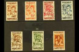 1931 (January) Christmas Charity Complete Set (SG 143/49, Mi 144/50), Very Fine Used. (7 Stamps) For More Images, Please - Sonstige & Ohne Zuordnung