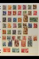 1947-1957 VERY FINE USED ALL DIFFERENT COLLECTION With Much Of Interest Throughout. Note 1947 Definitives Complete Basic - Other & Unclassified