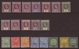 1902-11 KEVII MINT RANGE On A Stock Card. Includes 1902 Set To 1s, 1904-06 ½d, 2d, 3d, 6d And 1s, 1906 "Badge" Set With  - Granada (...-1974)