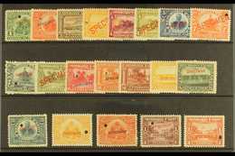 1906-13 Foreign Postage Complete Set With "SPECIMEN" Overprints (Scott 125/44, SG 137/49 & 167/73), Very Fine Never Hing - Haïti