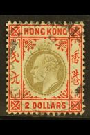1903 $2 Slate And Scarlet, Ed VII, SG 73, Fine Used. For More Images, Please Visit Http://www.sandafayre.com/itemdetails - Other & Unclassified