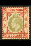 1904 $2 Slate And Scarlet, Ed VII Wmk MCA, SG 87, Very Fine And Fresh Mint. For More Images, Please Visit Http://www.san - Otros & Sin Clasificación