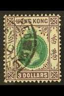 1921-37 $3 Green & Dull Purple, SG 131, Cds Used For More Images, Please Visit Http://www.sandafayre.com/itemdetails.asp - Other & Unclassified